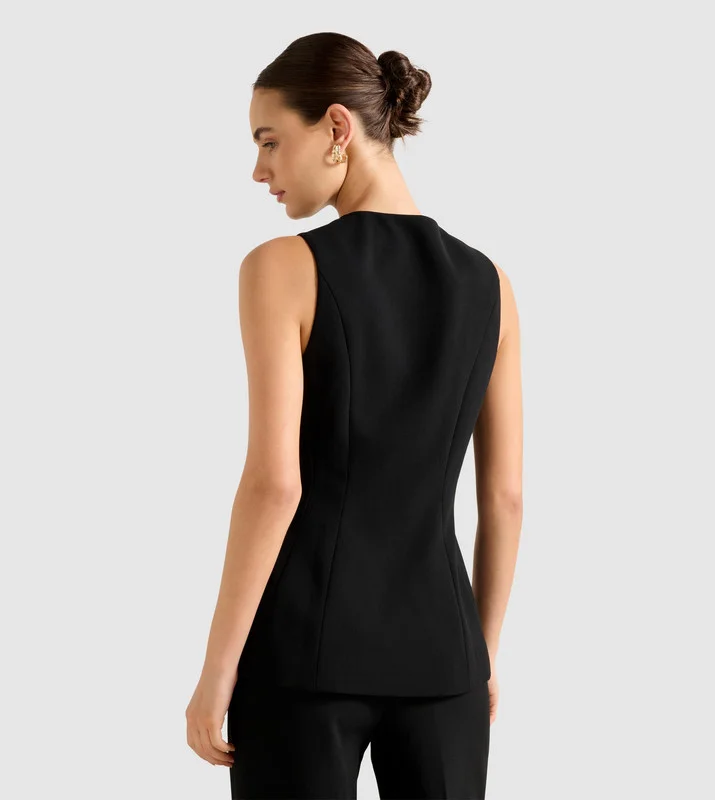 forever new  HENDRIX Solid Waistcoat for Women | Best Price UAE